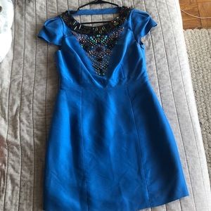 Stunning Tibi periwinkle blue mini dress